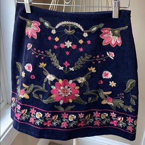 Francesca’s Harper Heritage Embroidered Mini